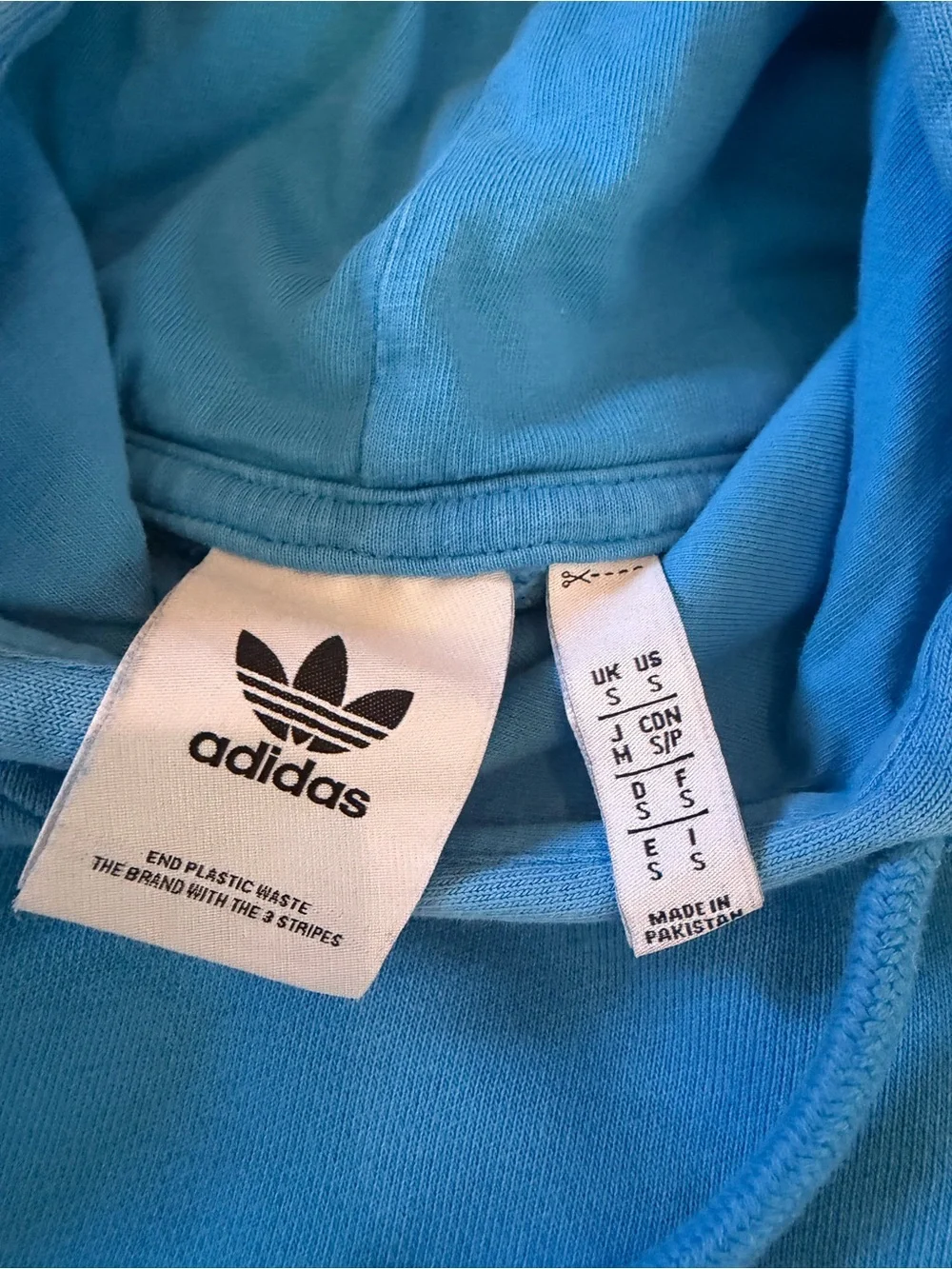 adidas Light Blue Trefoil Pullover Hoodie